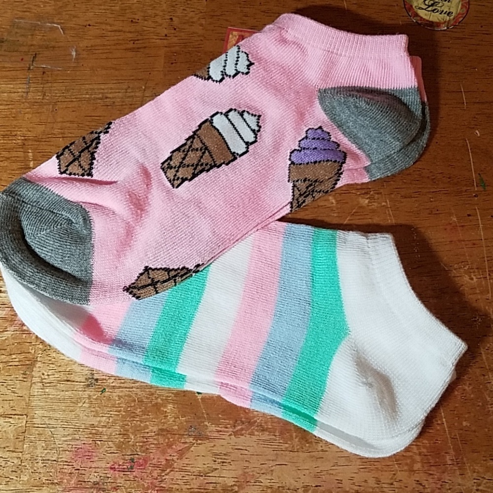 No Show Socks Shoe Size 5-9 - 2 pairs